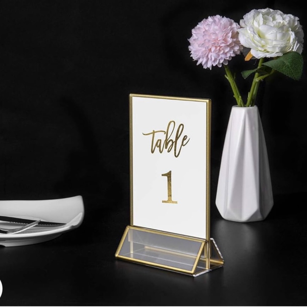 Acrylic Sign Holders - set of 12